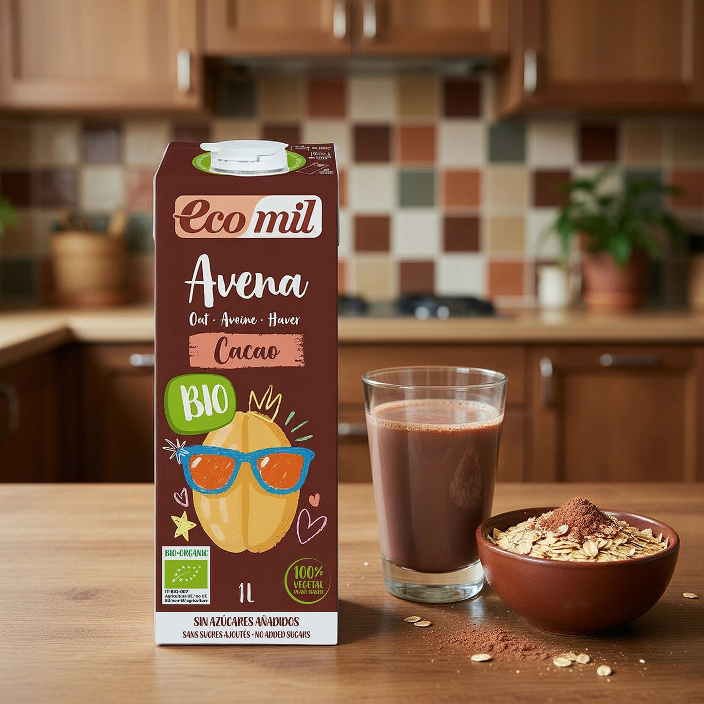 6er-Pack NaturGreen Haferdrink Choco 1 l