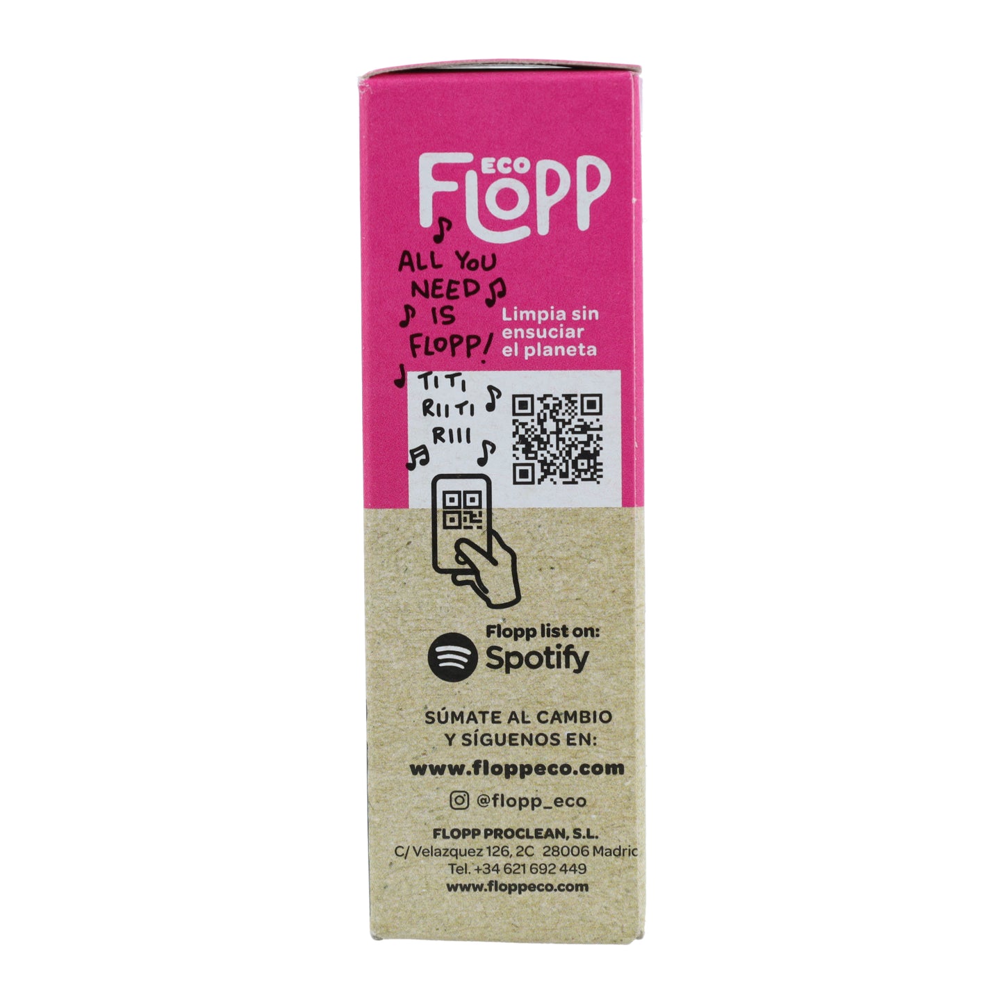 Wasserlösliche Toilettenreinigung Flopp Nachfüllpackung 2 Kapseln