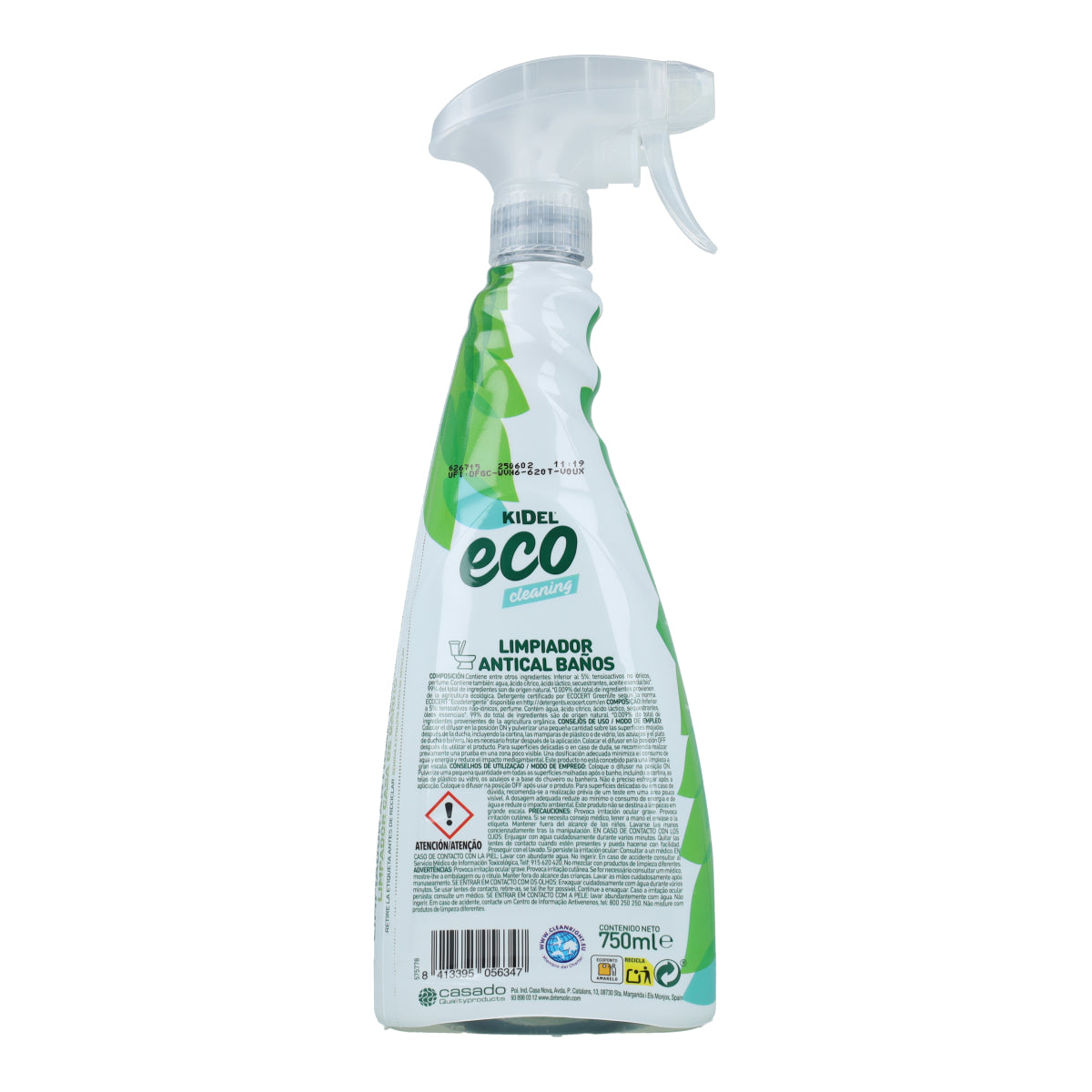 Kidel Mimidu ECO Badreiniger-Spray gegen Kalkablagerungen 750 ml