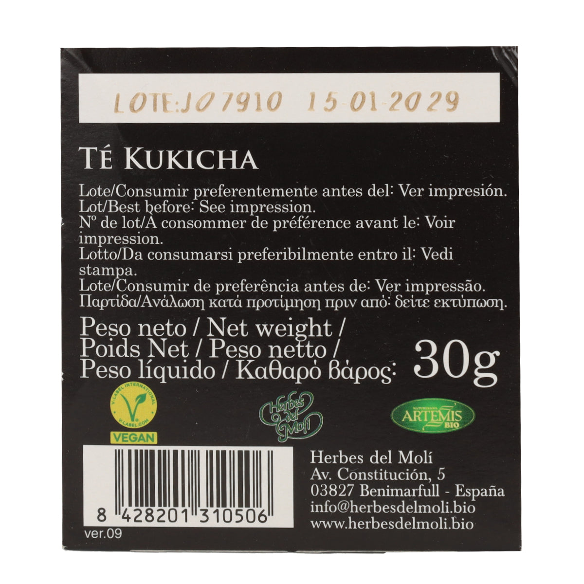 Kukicha-Tee Artemis Bio 20 Beutel