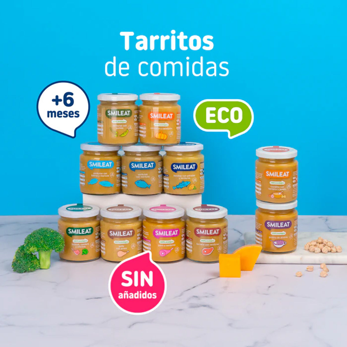 PROMO 3x Tarrito BIO ternera y verduras +6 meses Smileat 230g