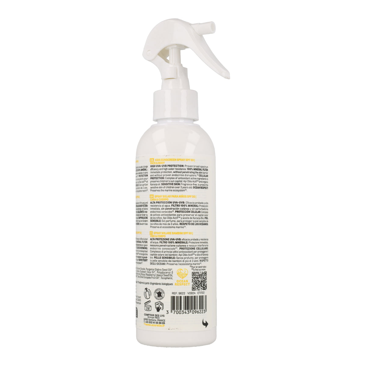 Sonnenspray für Kinder LSF 50 Acorelle 150 ml