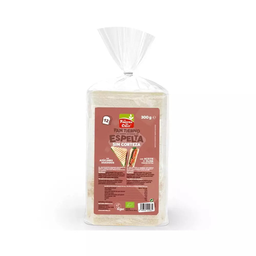 ECO-Dinkelbrot ohne Kruste La Finestra Sul Cielo 300 g