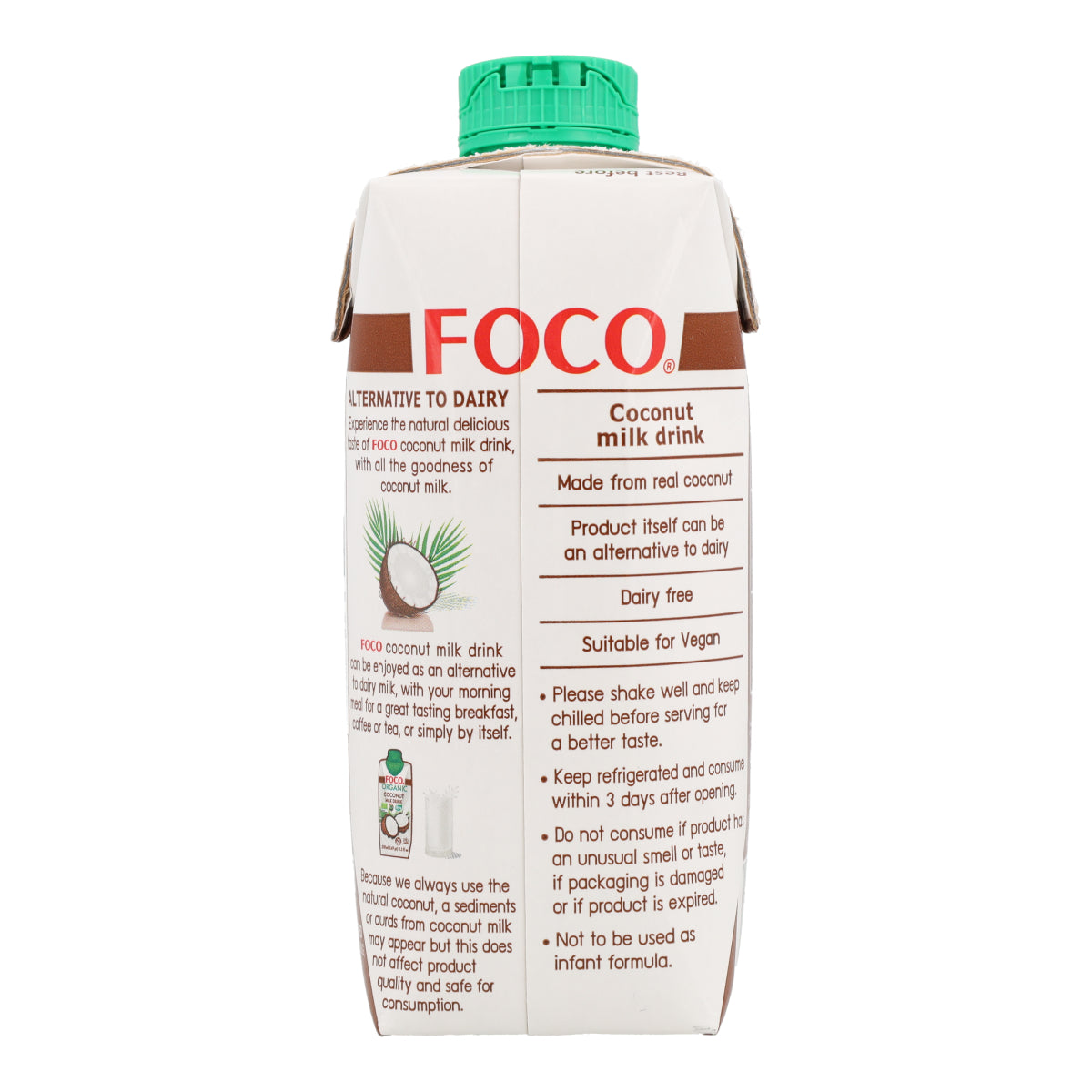 Bio-Kokosmilchgetränk Foco 330 ml.