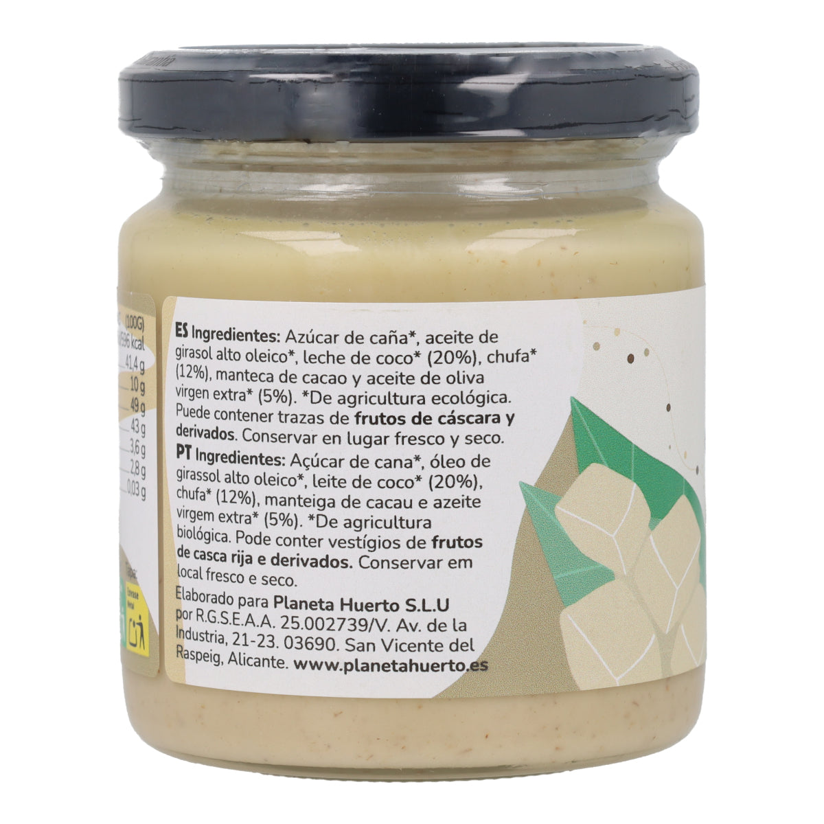 Vegane weiße Schokoladencreme ECO Planeta Huerto 230 g