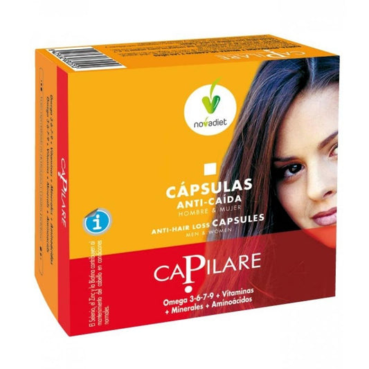 Capilare anticaída capilar Novadiet, 60 cápsulas