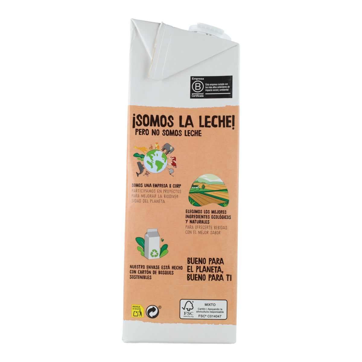Pflanzliches Hafergetränk 0 % Zucker Bio Ecocesta 1 l