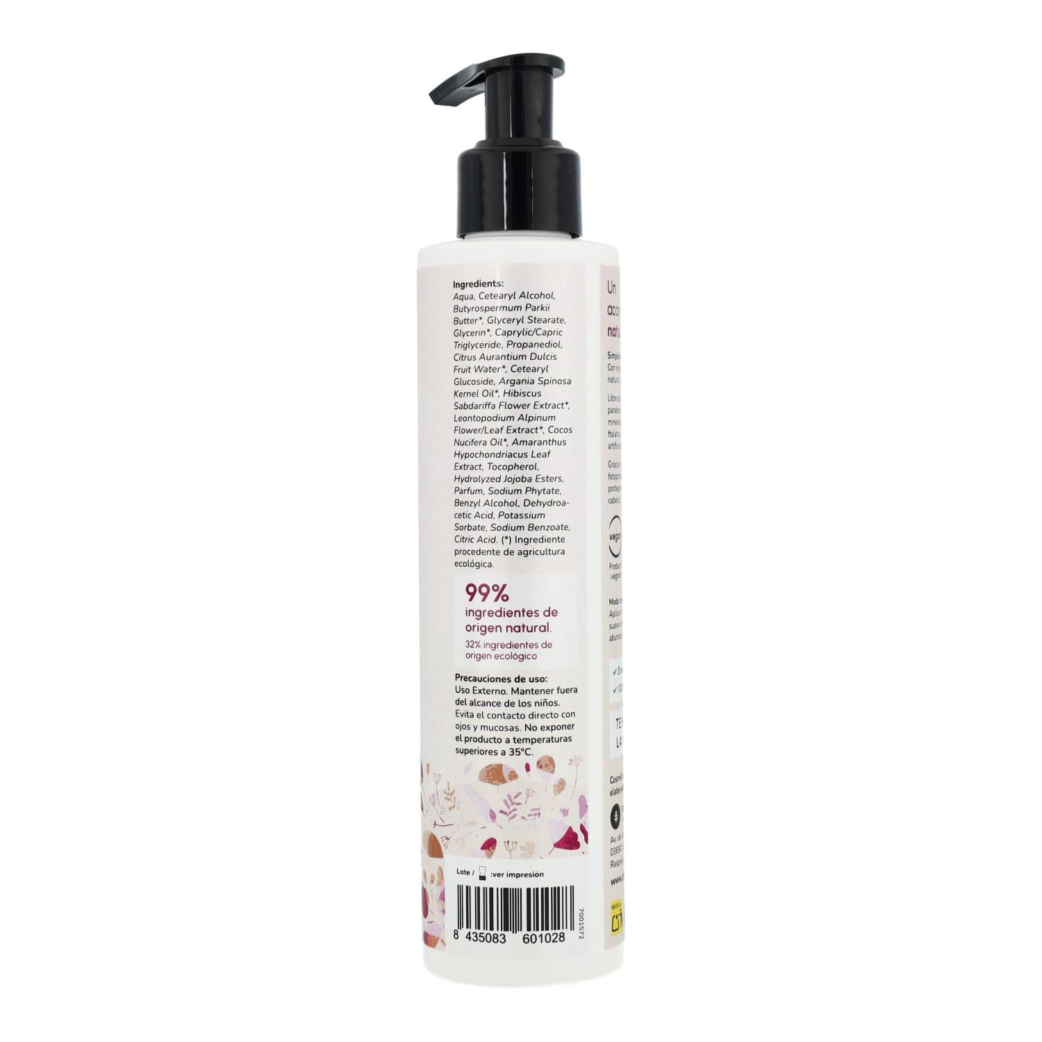 Acondicionador recuperador de brillo Flor de Hibisco y Coco Planeta Huerto 200 ml