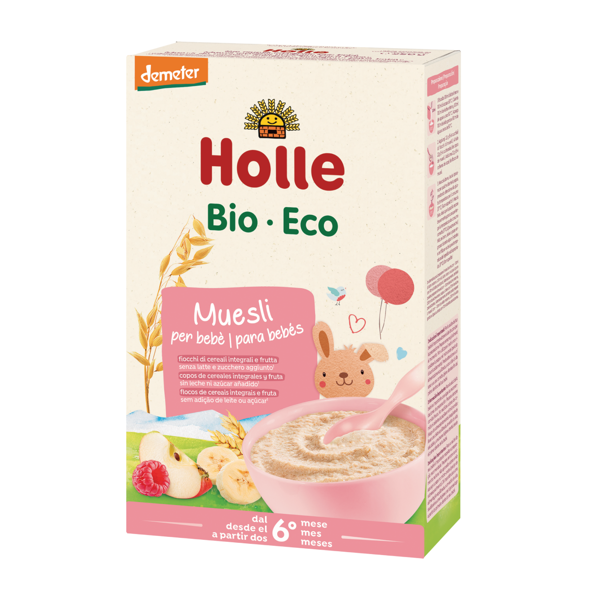 Bio-Müsli-Brei +6 Monate Holle, 250 g