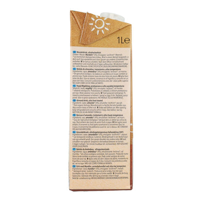 Pack 6 uds Bebida Almendras sin azucar Bio Natumi 1 L