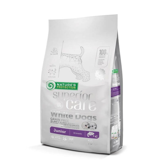 Nature's Protection White Dog Pienso grain free Salmón cachorros 1,5 Kg