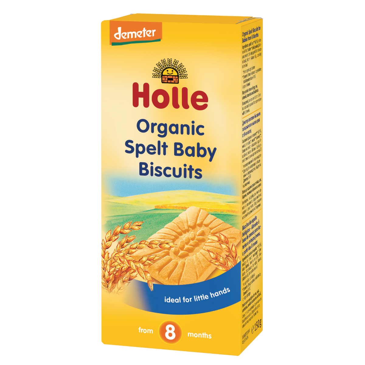 Bio-Dinkelkekse für Kinder (ab dem 8. Monat), Holle, 150 g