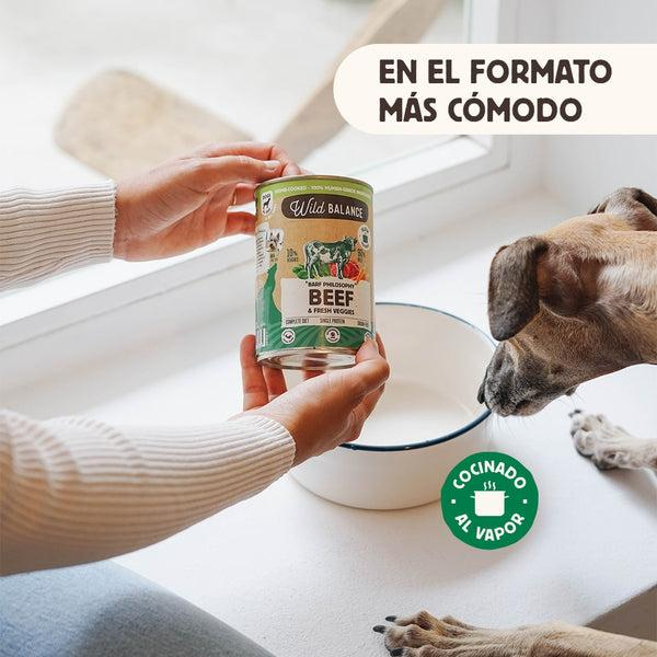 Pack Ternera barf para perros 6 x 400 g Wild Balance