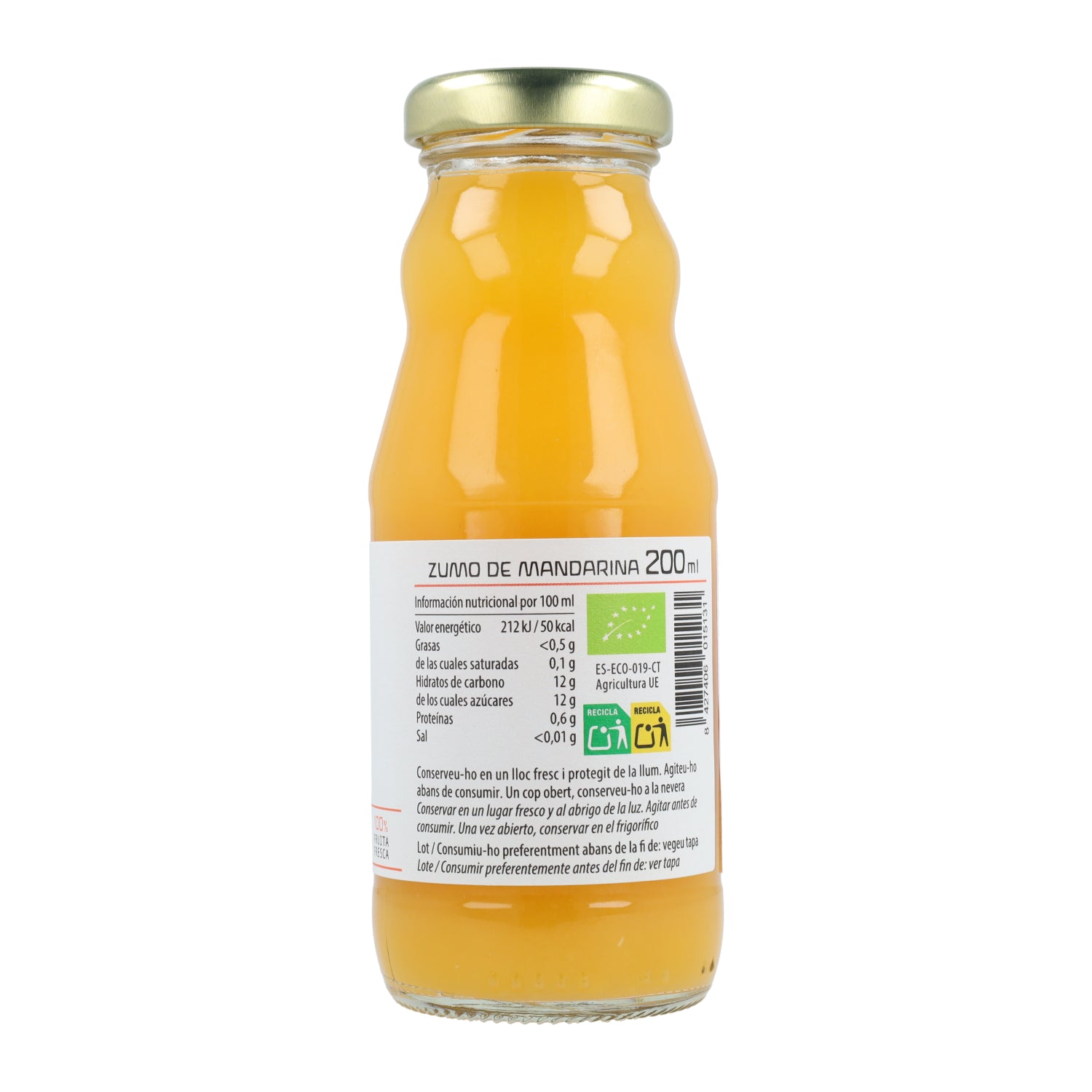 Mandarinen-Saft ECO Cal Valls 200 ml