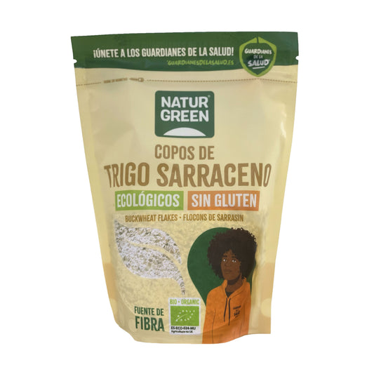 Glutenfreie Bio-Buchweizenflocken Naturgreen, 250 g