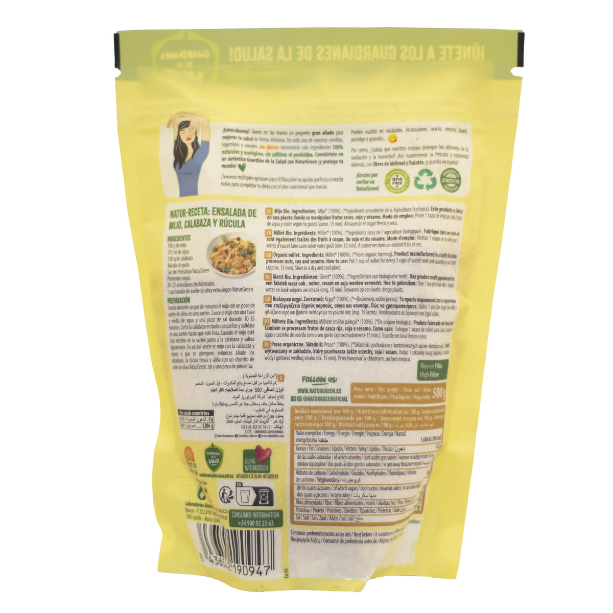 Bio-Hirse Naturgreen, 500 g