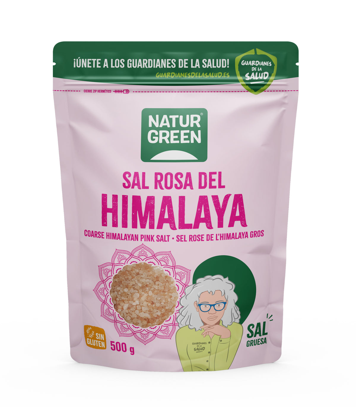 Rotes Himalaya-Salz, grob, Naturgreen 500 g