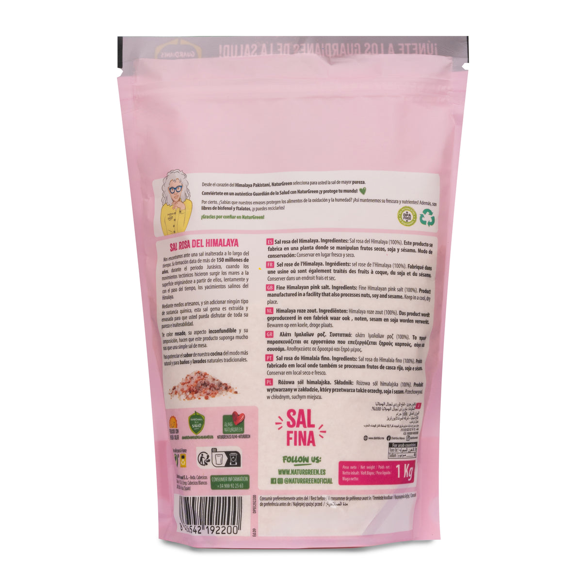 Feines Himalaya-Rosasalz Naturgreen 1 kg
