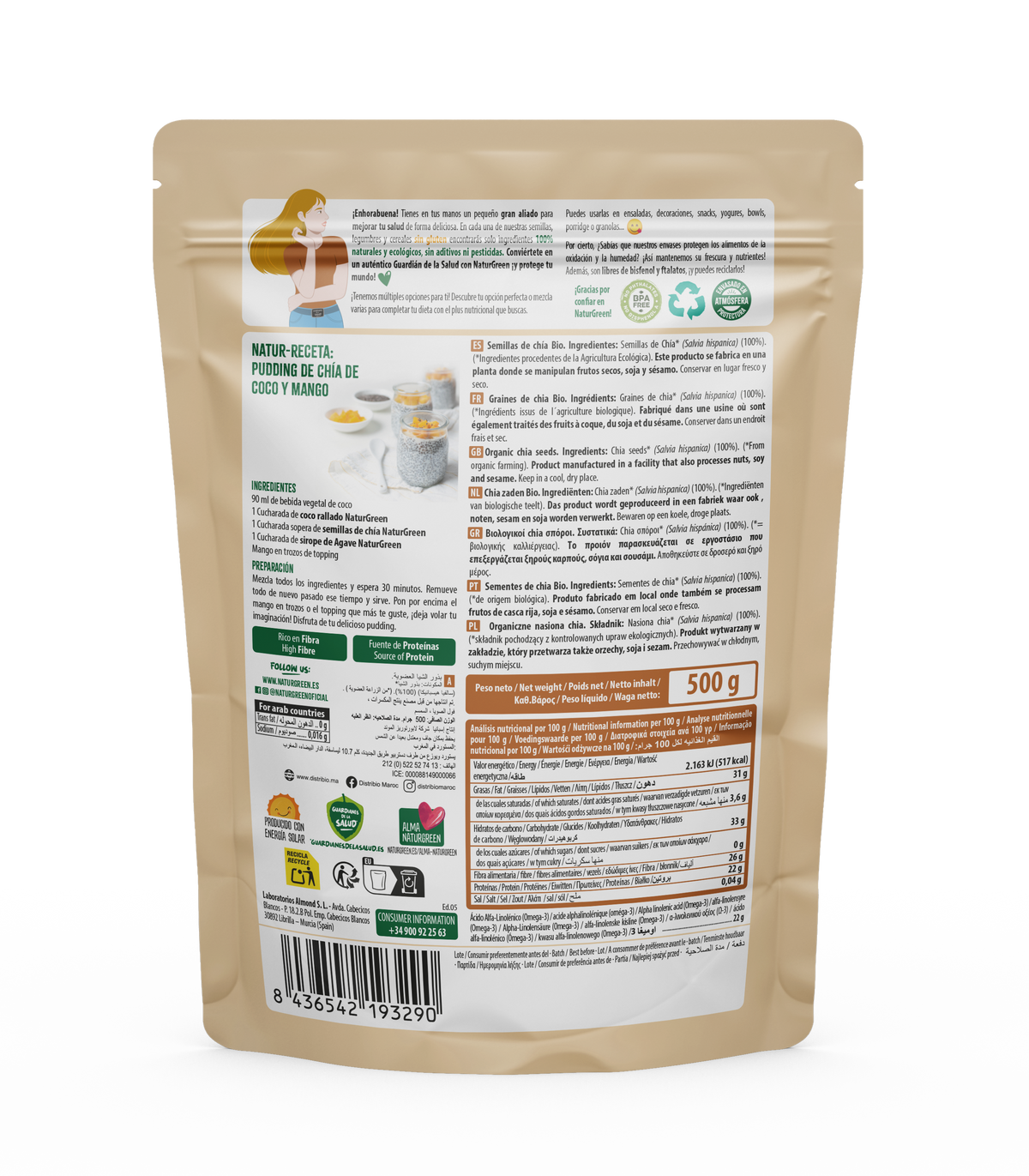 Bio-Chiasamen, NaturGreen, 500 g