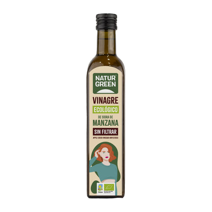 Ungefilterter Bio-Apfelessig NaturGreen 500 ml