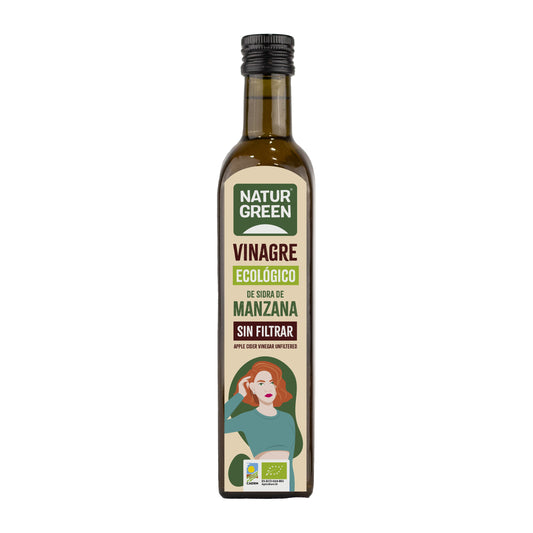 Ungefilterter Bio-Apfelessig NaturGreen 500 ml