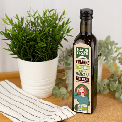 Ungefilterter Bio-Apfelessig NaturGreen 500 ml