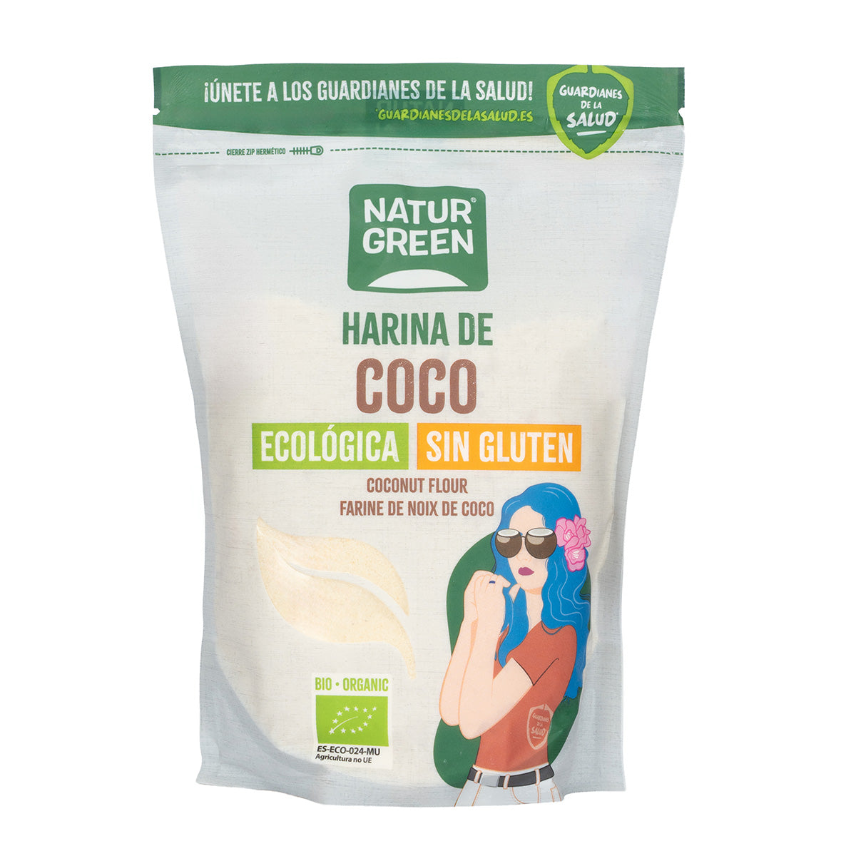 Glutenfreies Bio-Kokosmehl NaturGreen 500 g