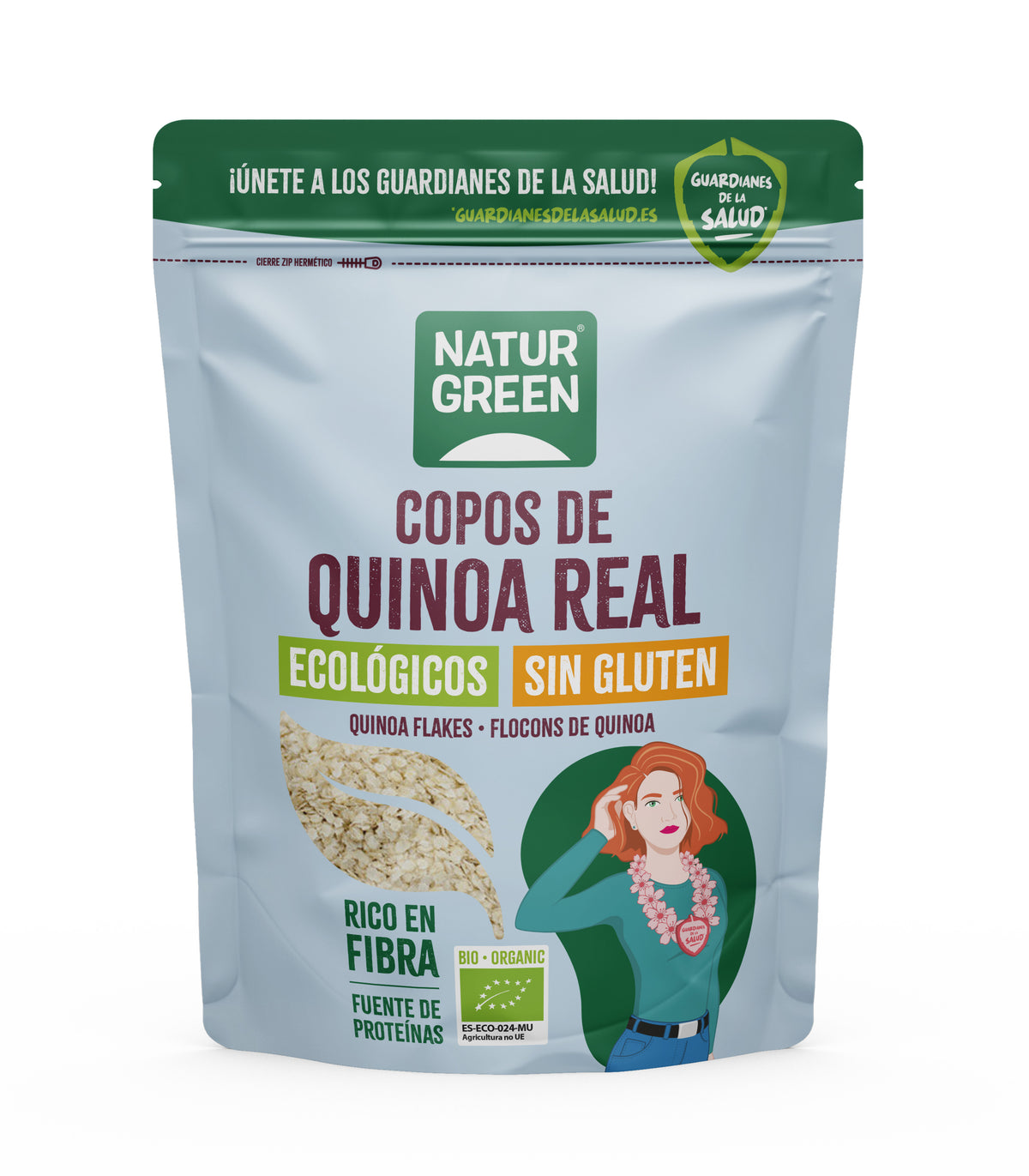 Bio-Quinoa-Flocken glutenfrei NaturGreen 200 g