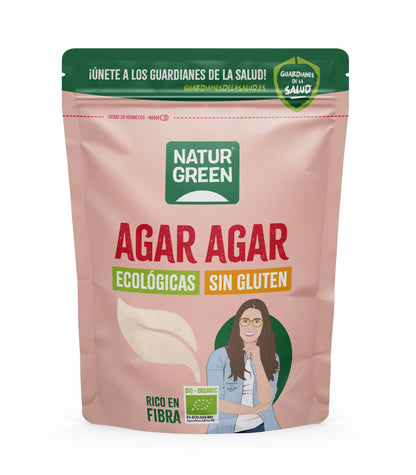 Bio-Agar-Agar-Pulver von NaturGreen 100 g