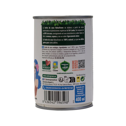 Bio-Kokosmilch NaturGreen 400 g / 400 ml