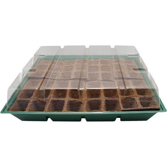 Kit de Semillero con Invernadero L para 8 bandejas Planeta Huerto