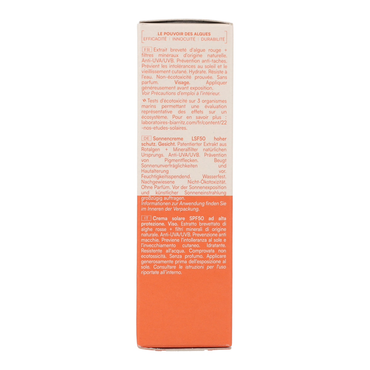Gesichts-Sonnencreme LSF 50 Laboratorios Biarritz 50 ml