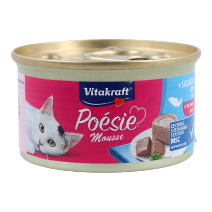 Vitakraft Dose Poésie Lachsmousse 85 g Nassfutter für Katzen