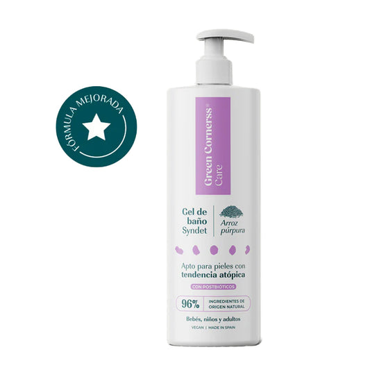 Gel de Baño de Arroz Púrpura Green Corners Care 400 ml