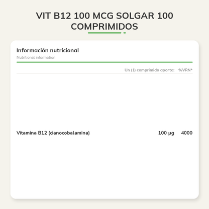 Información nutricional
