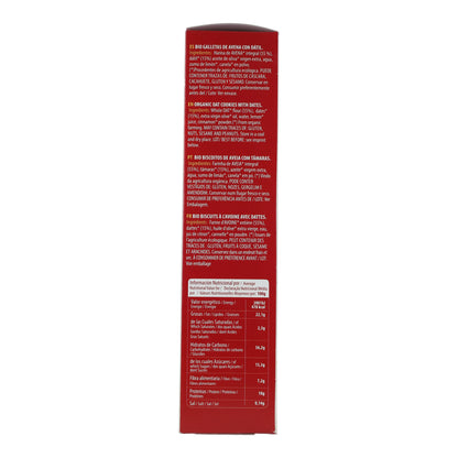 Vollkorn-Haferkekse, gesüßt mit Bio-Datteln Sol Natural 170 g
