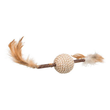Juguete Matatabi con Plumas, 20 cm