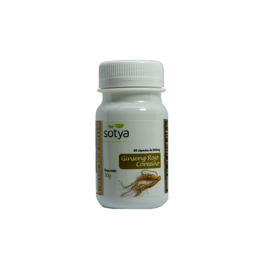 Ginseng Rojo Coreano  Sotya 60 Caps