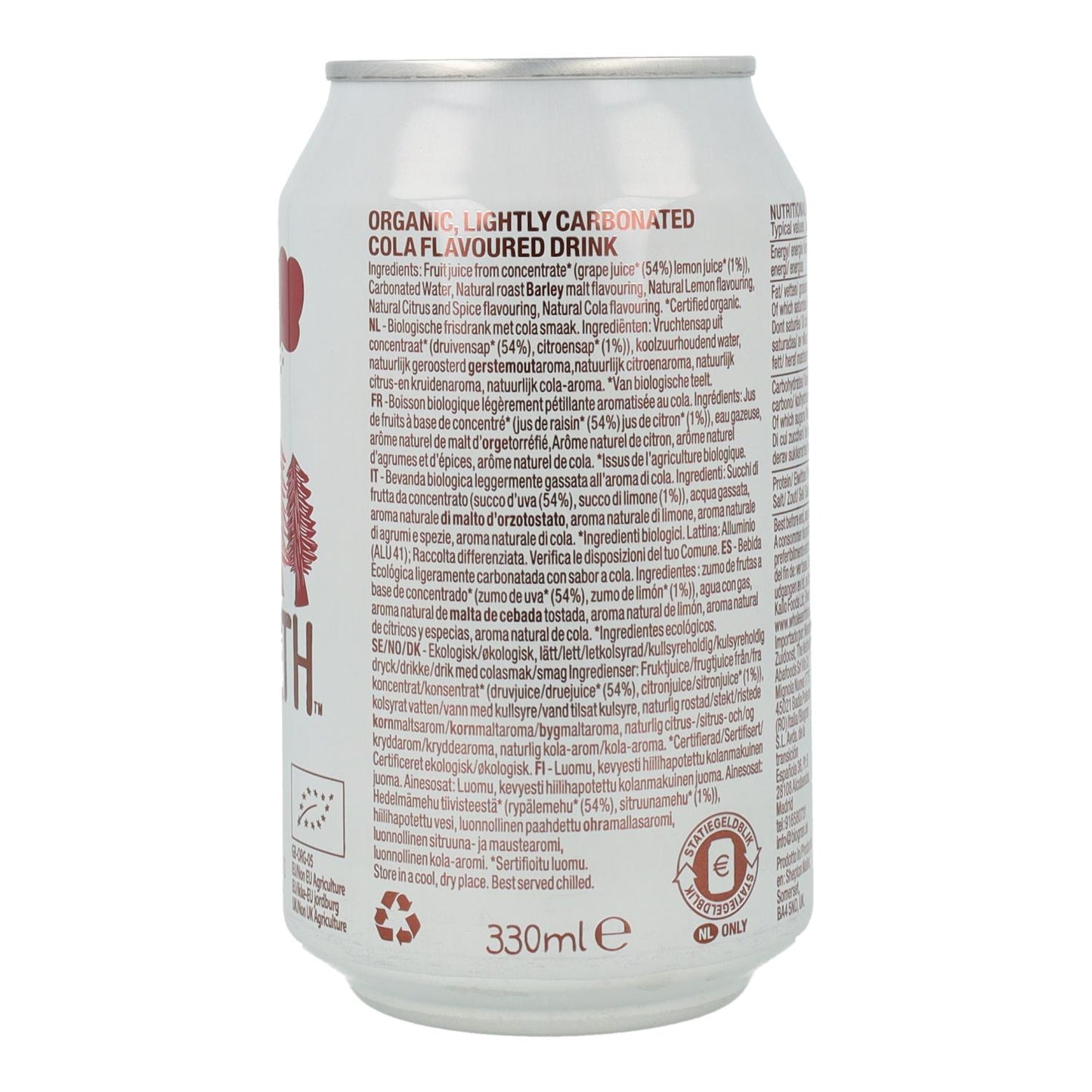 Refresco BIO cola Whole Earth 330ml