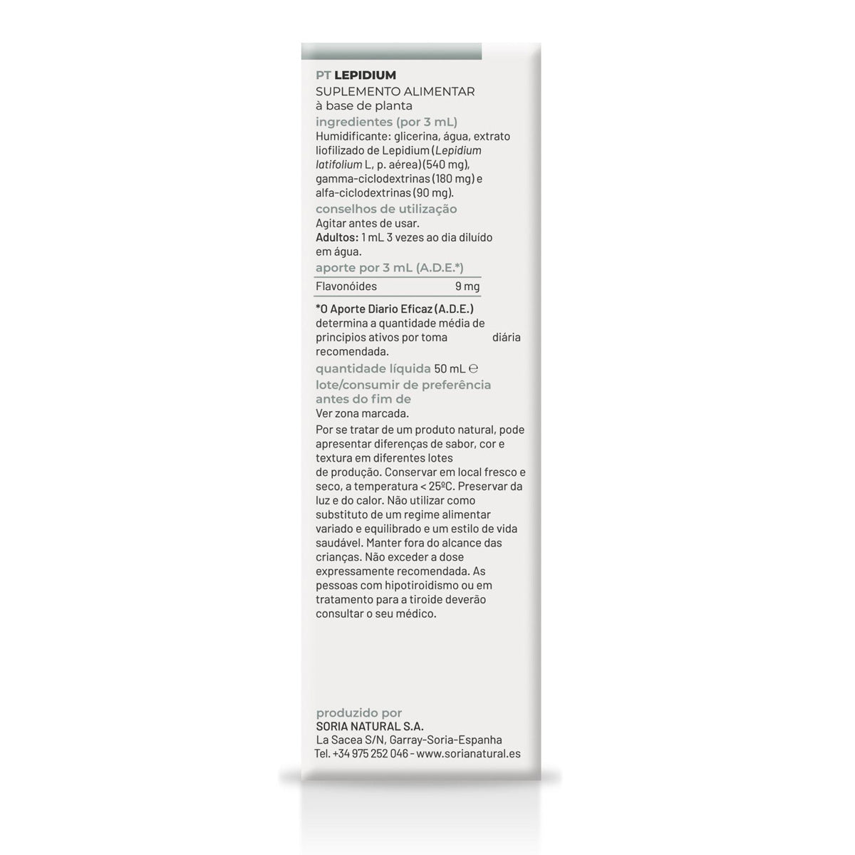 Extracto de Rompepiedras Soria Natural, 50 ml