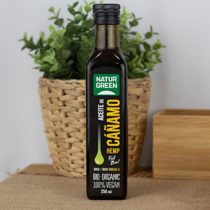 Aceite de Cañamo Bio, NaturGreen 250 ml