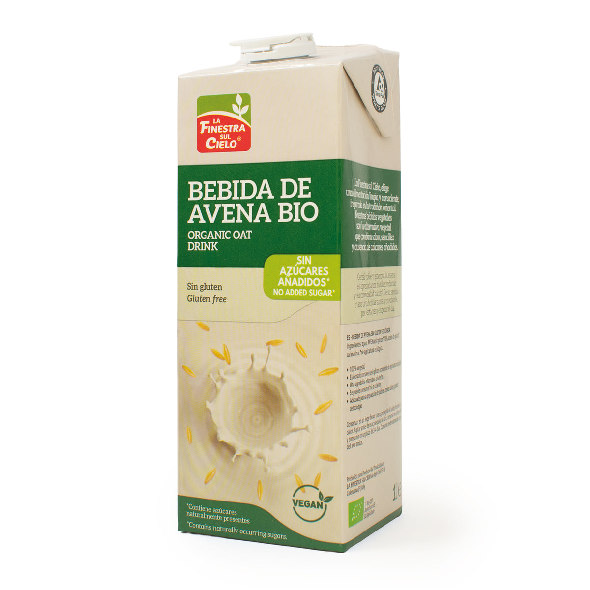 6er-Pack glutenfreies Hafergetränk La Finestra Sul Cielo 1 l