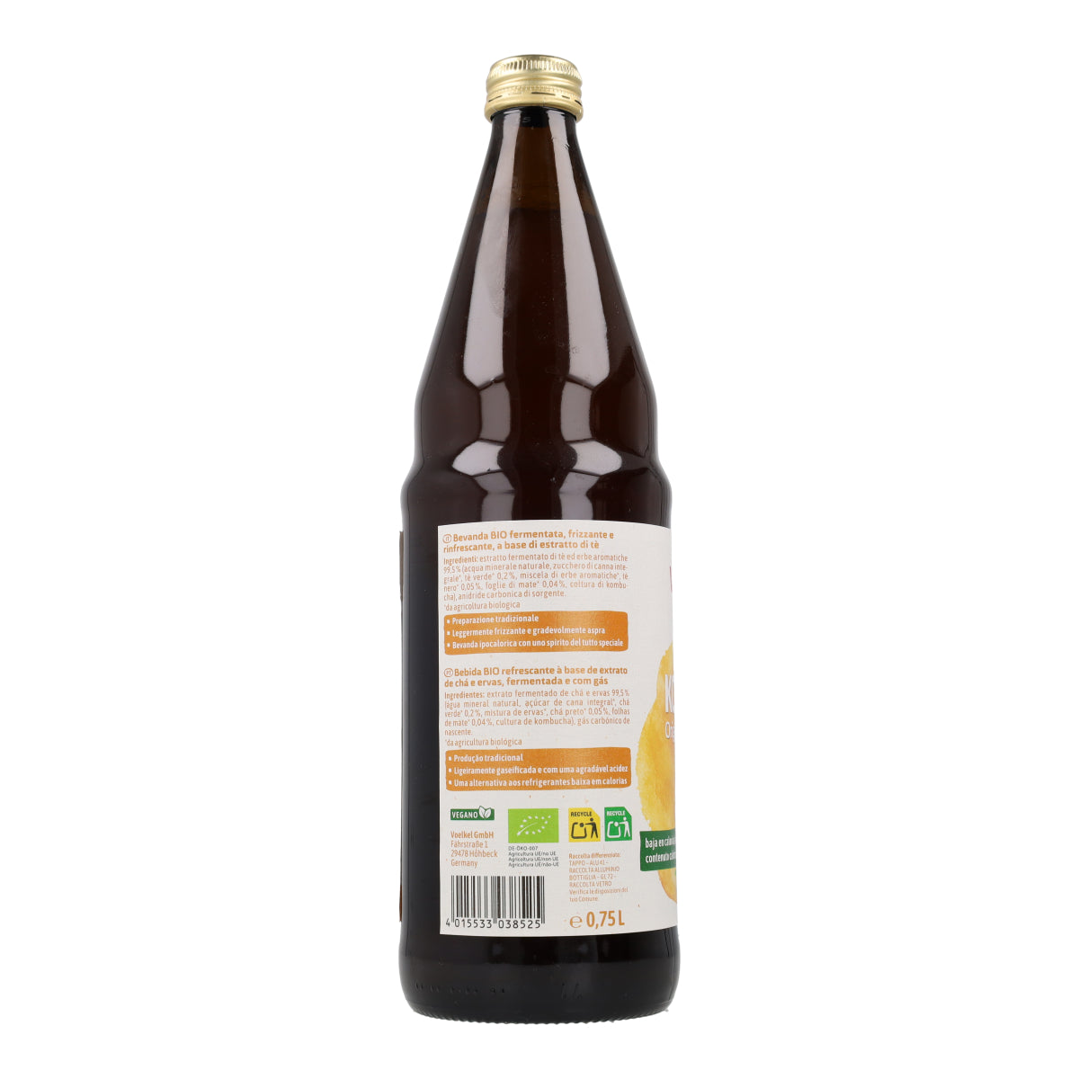 Bio-Kombucha Original Voelkel 750 ml