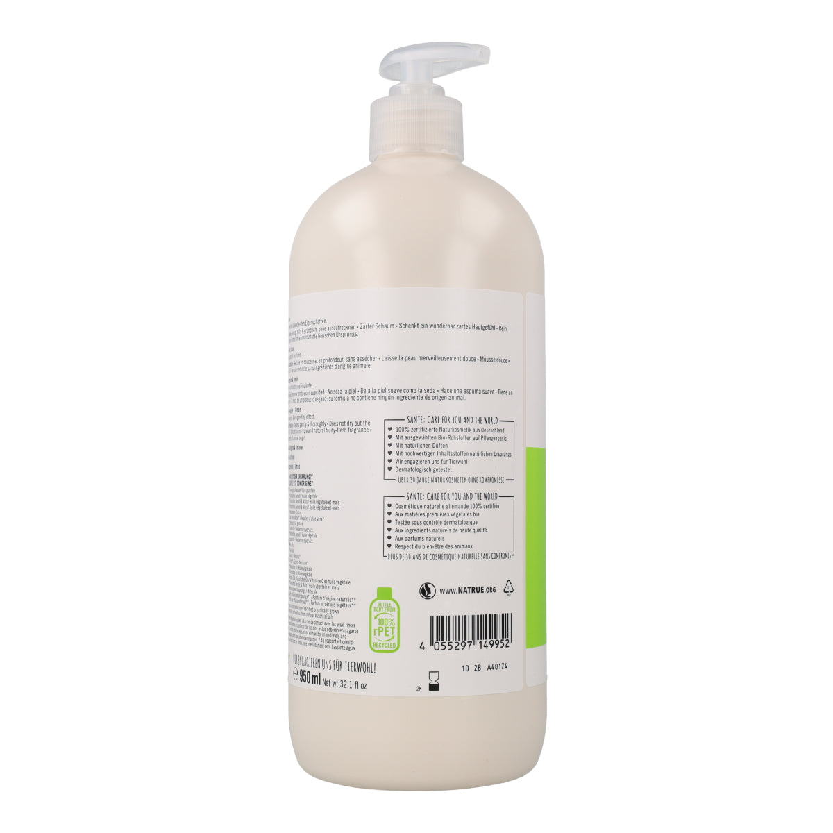 Bio-Duschgel mit Ananas und Zitrone Sante 950 ml