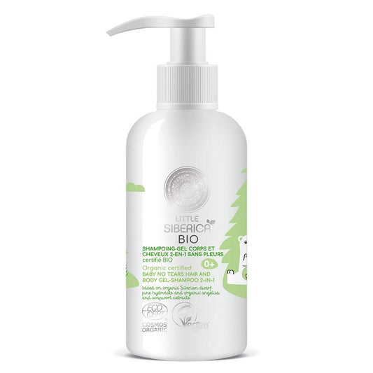 Champú Orgánico Capilar y Corporal 2 en 1 " Bebé sin lagrimas"  Natura Siberica 250 ml