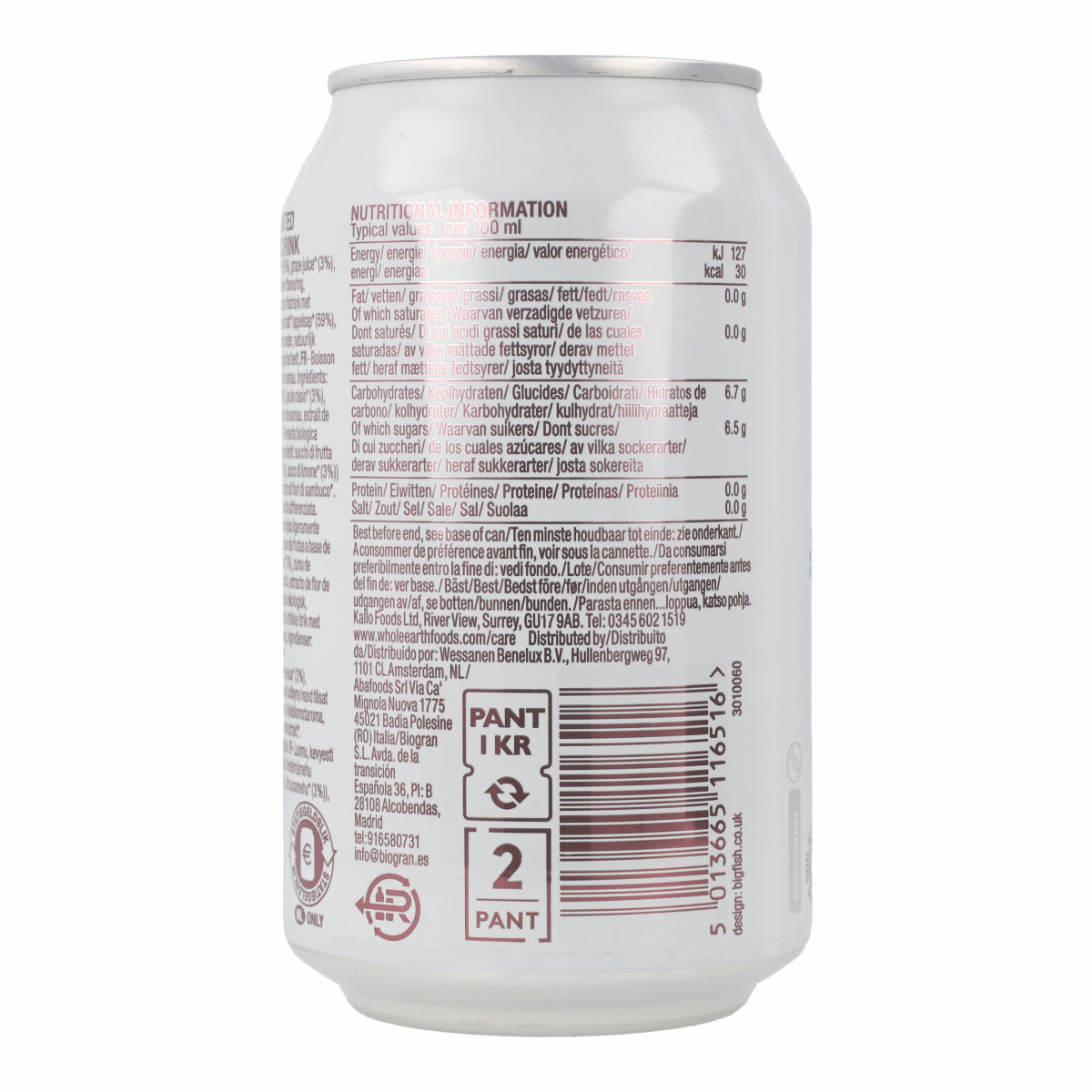 Bio-Erfrischungsgetränk Holunder Whole Earth 330 ml