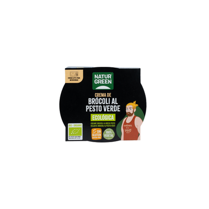 Brokkolicreme mit grünem Pesto Naturgreen, 310 g