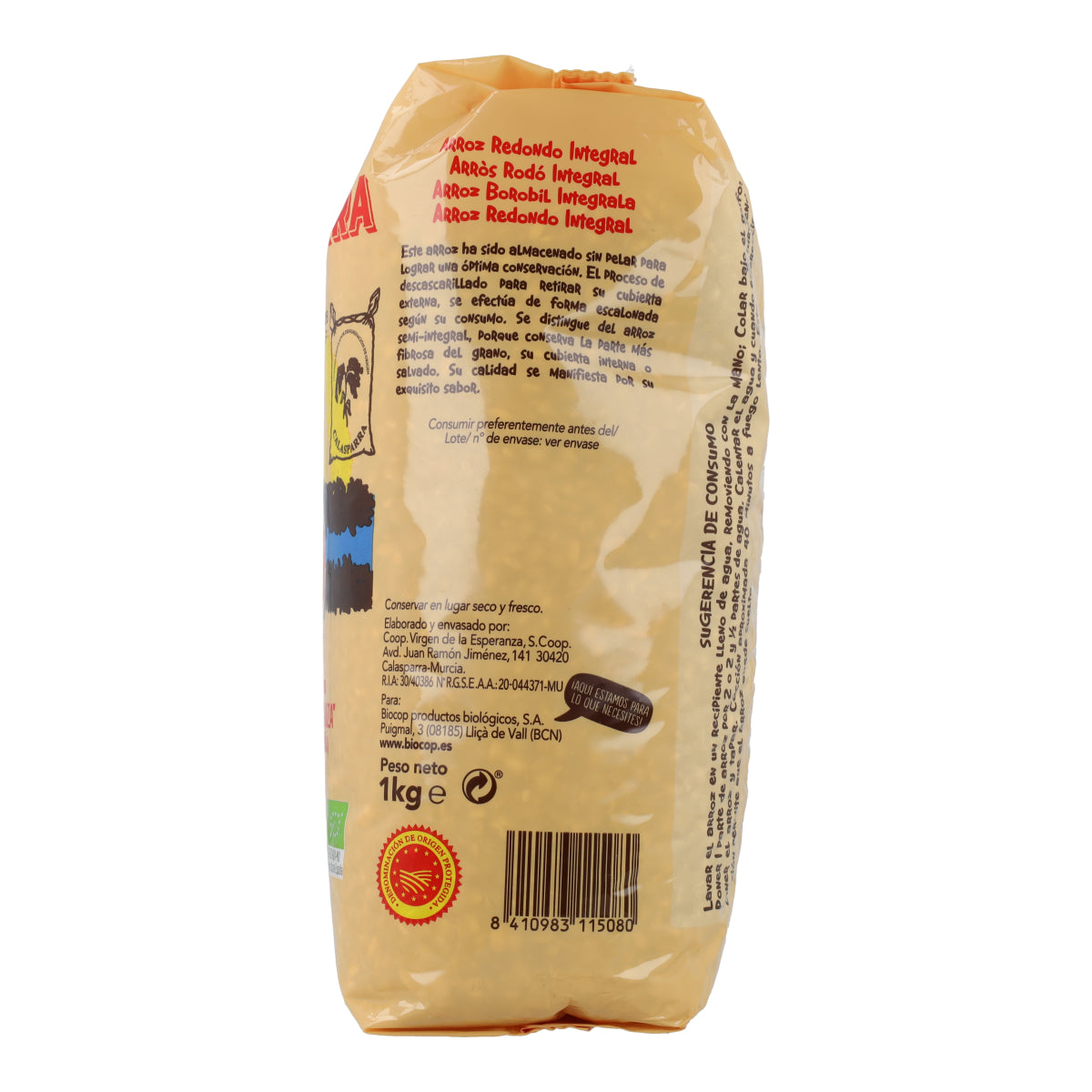 Vollkornreis Calasparra Biocop 1 kg