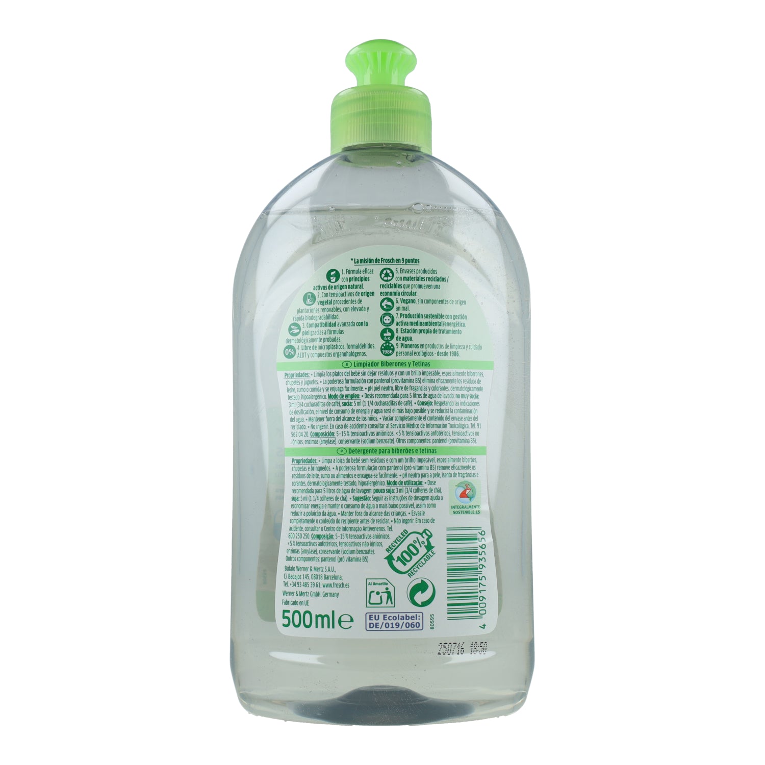 Frosch Baby-Flaschen- und Saugerreiniger 500 ml