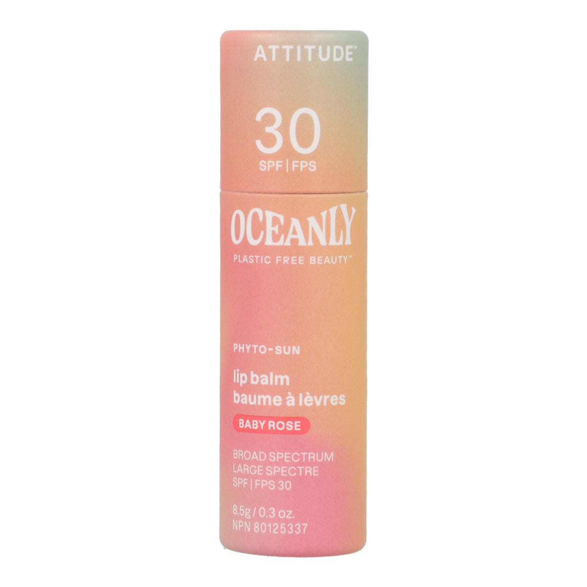 Oceanly – PHYTO-SUN Lippenbalsam mit Farbe LSF 30 – Baby Rose, Attitude, 8,5 g